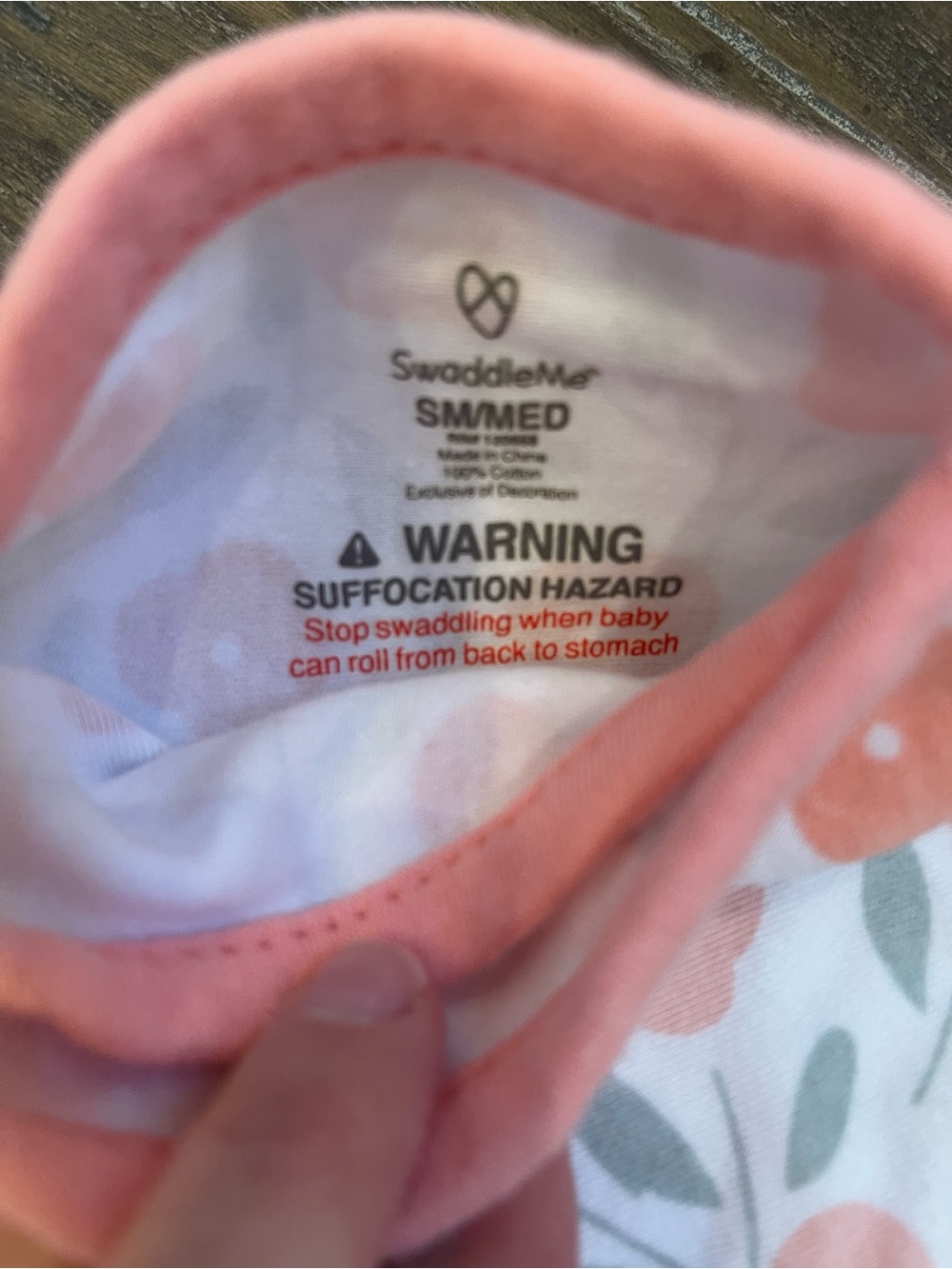 SwaddleMe Coral Floral & Mint Dot Baby Swaddle Set - Picture 2 of 2